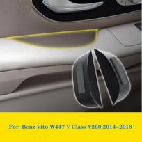 For Mercedes Benz Vito W447 V Class V260 2014-2018 Car Organizer Center Glove Armrest Storage Box Door Console Tray Accessories 2 pc