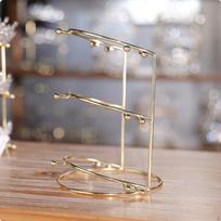 Bridal Headpiece Display Luxurious Design Stand Holder European Style MultiTier auksas