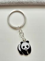 Keychain key ring bear panda teddy bear for keys gift