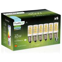 6X Żarówka Led E14 Tubularna T25 5W = 40W 470Lm 6500K Zimna 320° Lumiled