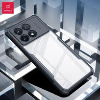 funda For POCO X6 Pro 5G Case XUNDD Airbags Shockproof Transparent PC+TPU Camera Protection Cover for Redmi K70E For POCO X7 Pro gray