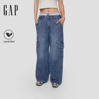GAP Women's Classic Wide Leg Cargo Jeans 165/70A