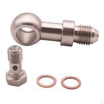 Oil Feed Banjo Fitting 10 4AN, Aluminium Alloy,