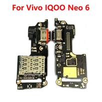 For Vivo IQOO Neo 6 USB Charging Board Dock Port Microphone Module Flex Cable For IQOO Neo 6