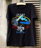 Vintage 80s Yes Band Drama Tour T-shirt size S-5XL XXXXL