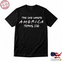 Abe Lincoln Playing Guitar Tee Vintage Americana Patriot Graphic Shirt S
