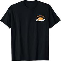 Gudetama The Lazy Egg Sunny Side Up Tee Shirt T-Shirt L