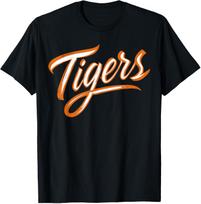 Graphic Tigers Last Name Style Classic Gifts Men Women Kids T-Shirt L