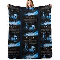 Heat (1996) Movie Throw Blanket All Season Soft Lightweight Blanket for Home Size: 75*100cm, Weight: 230 GSM