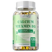 Airboy - 1200mg Calcium Carbonate & Vitamin D3 Capsules - Bone and Dental Health 120*1