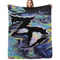 Zeds Dead Throw Blanket Flannel Fleece Soft Warm Throw Blanket Size: 75*100cm, Weight: 230 GSM