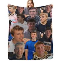 w2s harry photo collage Throw Blanket Plush Fuzzy Cozy Blanket for Couch Sofa Size: 75*100cm, Weight: 230 GSM
