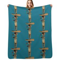 SCP-173 sombrero Throw Blanket Soft Bedroom Blanket for Night Sleeping Size: 75*100cm, Weight: 230 GSM