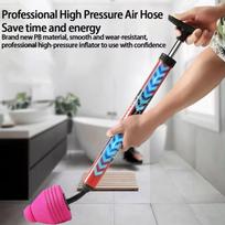 High-pressure Pneumatic Drain Clog Removal Tool Multifunctional Toilet Unclogger for Home Bathroom Kitchen Sink Cleaning one size