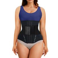 Women Sweat Waist Trainer Belt Slimming Abdominal Body Shaper For Fitness Workout S juoda