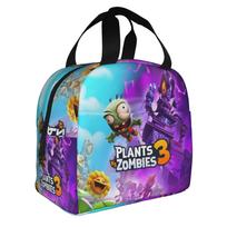 Plants vs. Zombies Game  Resuable Lunch Box for Women Multifunction  Cooler Thermal Food Insulated Lunch Bag Office Work One Size