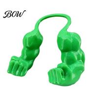 Pet Halloween Costume Funny Cat Muscle Arms, Hilarious 3D Printed Muscular Lightweight Animal Photo Props Shoulder Attachment for Feline Cosplay Prop Small žalia