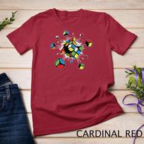 Exploding rubix rubiks rubics cube present gift for kids Unisex T-shirt 3 M