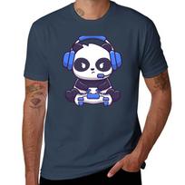 Gaming Panda Tshirt Durable Work Wear Tshirt S