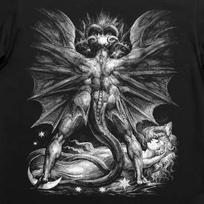 The Red Dragon Shirt | William Blake Biblical Art Tee | Revelation Engraving T-Shirt S