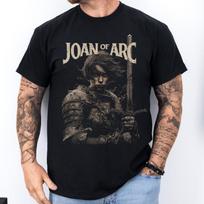 Joan of Arc Shirt: Dark Feminine Gothic T-Shirt | Medieval Witchy Tee | Pagan Warrior Top XL