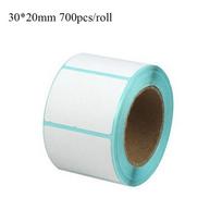 Convenient Print Supplies Blank Tag Thermal Sticker Package Label Waterproof Adhesive Paper 30x20mm