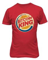 Bitcoin King Crypto Shirt Burger Ethereum Litecoin marškinėliai S