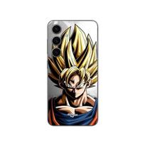 Coque Samsung Galaxy S25 Plus Goku Dragon ball z super ultra instinct Maniacase juoda