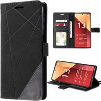 Case for Xiaomi Redmi Note 13 Pro 4G - E.F.Connection - Elegant Black - Rigid - Flip - Synthetic