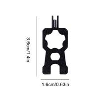 Bike Tire Valve Core Tool  aluminum alloy Portable Removal Kit for Mountain & Road Cyclists, Garage & Workshop Repair