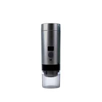 Compact 3-in-1 Portable Capsule Coffee Machine for Home and Car Use white