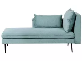 Dešininė gulto sofa YERRES mėlyna