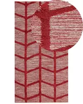 Kilimas SIVAS raudonas 80 x 150 cm Medvilninis