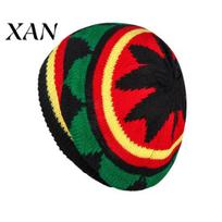 Elastic Band Wig Hat Stretch Beret Bottom Hat, Non-Pressurizing Soft Knitted Unisex Rainbow Color Foldable for Festivals Halloween Parties One Size A