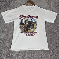Merle Haggard White T-Shirt Motorcycle Cowboy Country Music S to 5XL XXXL