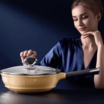 Maibale 30cm Three-Color Non-Stick Ceramic Wok