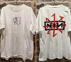1995 Nine Inch Nails Devil Monkey T-shirt 2 Side White Unisex T-shirt S