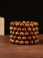 Vietnam Nha Trang agarwood bracelet single circle multi-circle 108 Buddha beads bracelet men's and women's rosary beads temple the same style