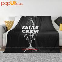 Salty Crew Logo Standard Ultra-Soft Blanket Quilt Winter Sofa Cover Bed Covers Size: 75*100cm, Weight: 230 GSM