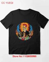 Vibrant Skull Man With Skeletons Abstract Graphic T-shirt XXXL