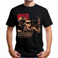 Kanye West Daft Punk Spin Magazine T-shirt S