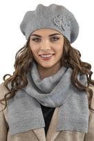 Vivisence 7006kmpl jasnoszary uni komplet beret+szalik
