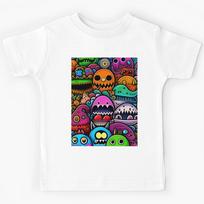 Many Not Scary Monster 4 Kids T-Shirt 130