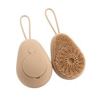 Body Scrubber Refillable Bath Brush Skin-Friendly Massage Brush Body Wash Brush  Massage chaki