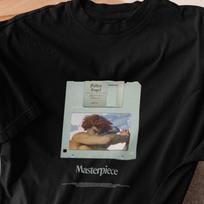 Fallen Angel T-Shirt | Vintage Dark Graphic Tee, Gothic Artwear, Alexandre Cabanel, Floppy Disk Shirt M