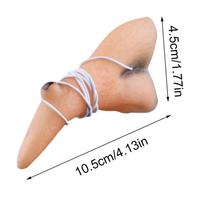 Halloween Props Witch Nose Costume Accessories Makeup Props Supplies Realistic Witch Prosthetic Long Nose for Role Play Holiday