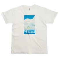 Finland Travel Poster T-Shirt Fjord Mountains Vintage Art Poster Print Top M