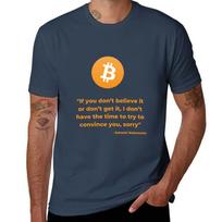 Bitcoin Quotes TShirt No Iron Casual Short Sleeve Top S