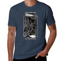 Leaf Insect White Outline Tshirt Plus Size Outdoor Casual Top S
