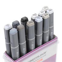 12 Pcs Acrylic Paint Markers Environmentally Friendly Safe Wide Applications Double Ended Markers Set
